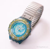 SEAGHOST SDN907 Vintage Scuba swatch montre | Bleu Swatch Scuba Loomi