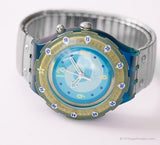 Seaghost SDN907 خمر Scuba swatch مشاهدة | أزرق Swatch Scuba لومي