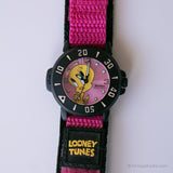 Ancien Looney Tunes Des sports montre | Armitron Rose Tweety montre pour elle