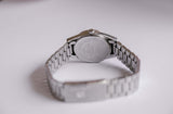 Seiko 2A22-0010 A1 Quartz montre | Dames à tons d'argent minimalistes montre