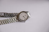 Seiko 2A22-0010 A1 Quarz Uhr | Minimalistische silberfarbene Damen Uhr