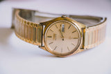 Gold-tone Seiko Vintage Watch for Men | 6923-7009 Seiko Watch Model - Vintage Radar