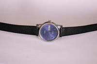 Blue Timex Quartz indiglo montre | Jour et date vintage Timex montre