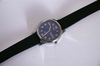 Dial blu Timex Orologio al quarzo indiglo | Vintage Day & Date Timex Guadare