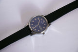 Blaues Dial Timex Indiglo Quarz Uhr | Vintage Day & Datum Timex Uhr