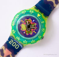 Bay Breeze SDJ101 Swatch Uhr | Vintage Swiss Scuba Swatch Uhr