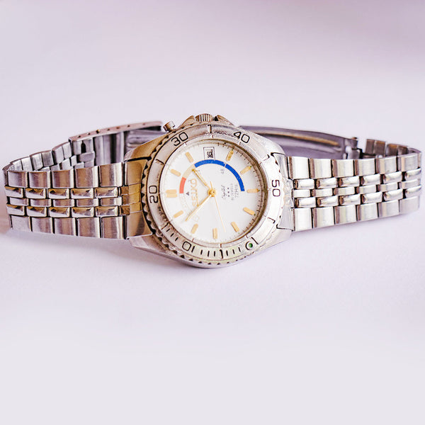 25 Jewels Silver-tone Seiko Watch for Men | Vintage Seiko Watches - Vintage Radar
