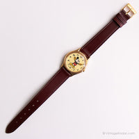 Vintage ▾ Mickey Mouse Lorus V515-6000 A1 orologio | Tono d'oro Disney Guadare