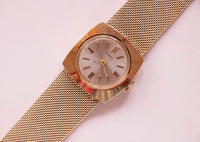 1967 Rare Luxury Mechanical Gold-Plated Timex Watch For Women