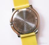 Vintage Life by Adec Lemon montre | Impression au citron jaune et vert montre