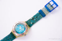 Waterdrop SDK123 Scuba swatch Uhr | 90er Jahre Vintage -Taucher swatch
