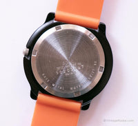 Vita pop art arancione di Adec Watch | Colorato vivacemente Citizen Orologio al quarzo