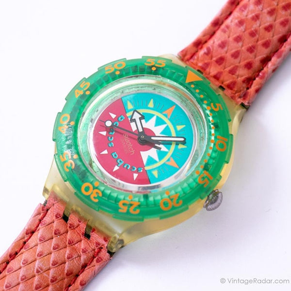 Tipping Compass SDK111 Scuba swatch montre | Vintage rétro montre