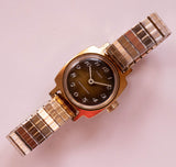1977 Vintage Gold Timex Uhr für Frauen | 70er Jahre Damen Timex Mechanisch Uhr