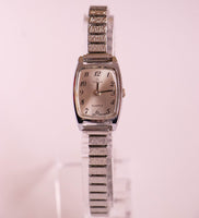 Tono argento Timex Orologio al quarzo per donne | Orologio vintage per le donne