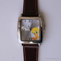 Jahrgang Tweety Silberton Uhr | Rechteckige Armbanduhr für Damen