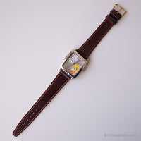 Antiguo Tweety Tono plateado reloj | Muñeco de pulsera rectangular para mujeres
