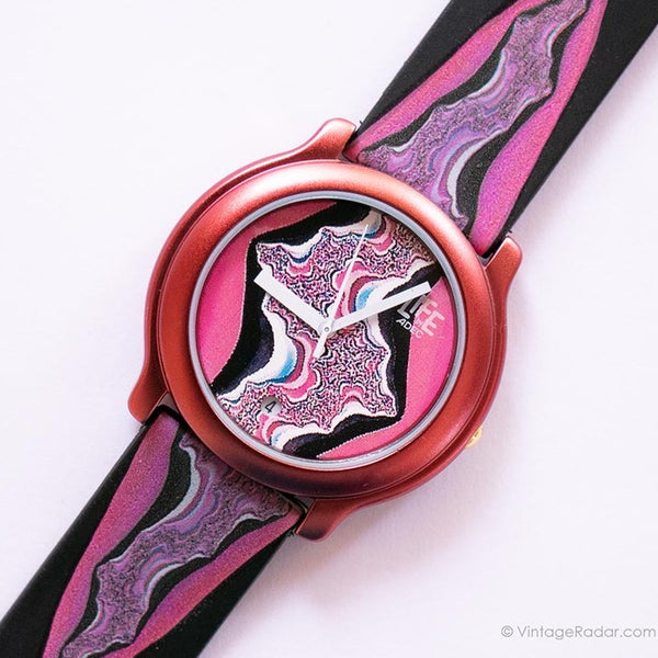 Vida vintage de adec damas reloj | Cuarzo de Japón Rojo reloj