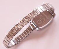 Tono argento Timex Orologio al quarzo per donne | Orologio vintage per le donne
