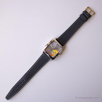 Jahrgang Tweety Rechteckig Uhr für Damen | Japan Quarz Armbanduhr