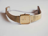 2C20-5090 Ladies Seiko Watch | Square Gold-Tone Luxury Quartz Watch - Vintage Radar
