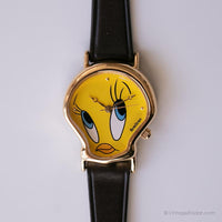 Vintage des années 1990 Tweety-en forme de montre par Armitron | Ton d'or Looney Tunes montre