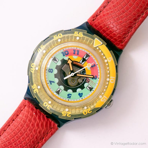 LOBSTER SDN118 Scuba Swatch Watch | Vintage Swiss Diver Watch