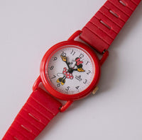 كلاسيكي Minnie Mouse Lorus ساعة الكوارتز | ساعة نسائية ريد ميني