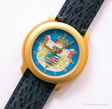 Life de lieurs d'or par ADEC montre | Quartz japonais vintage montre