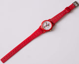 Jahrgang Minnie Mouse Lorus Quarz Uhr | Rote Minnie -Frauen Uhr