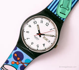CLASSIC TWO GB709 Vintage Swatch Watch | 1986 Minimalist Swiss Watch