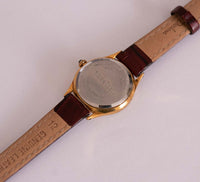 Vintage Gold-Ton Timex Quarz Uhr | Klassische 90er -Damen Timex Uhr