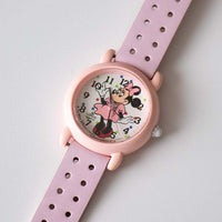 Rosa vintage Lorus Minnie Mouse reloj | Lorus Cuarzo V811-0450 Z0 reloj