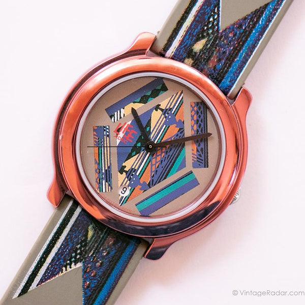 Vida tribal vintage de Adec reloj | Citizen Cuarzo de Japón reloj