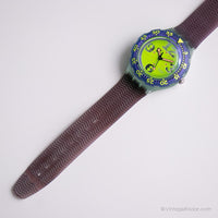 1991 Swatch Sdn103 rociar reloj | Verde vintage Swatch Scuba