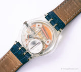 Vintage Blue Lack GK713 swatch Uhr | Tagesdatum swatch Mann