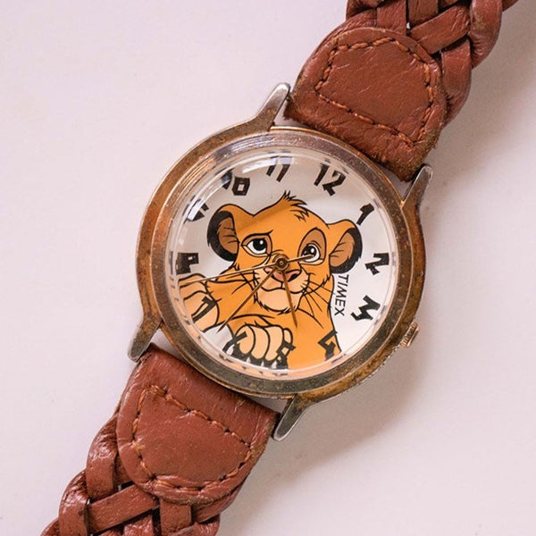 Personnage Simba rare Disney montre | Disney Timex Le roi Lion montre
