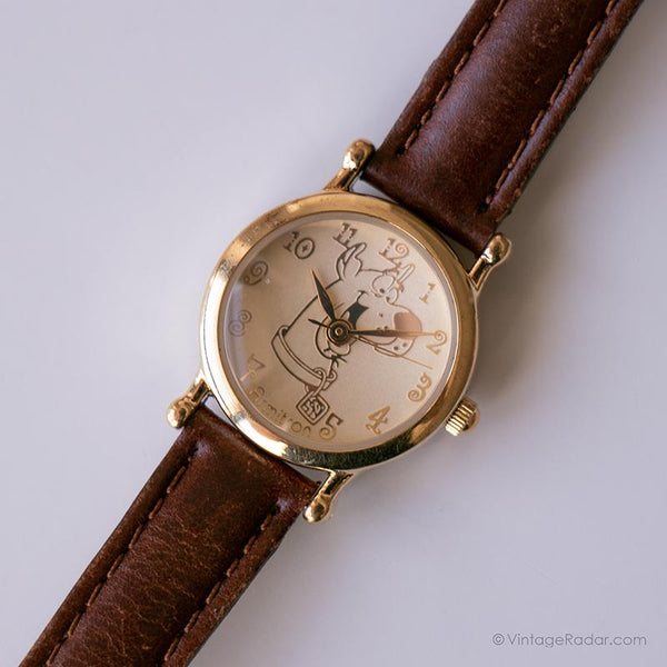Vintage Tiny Scooby-Doo Uhr für Damen | Gold-Ton Armitron Uhr