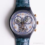 1991 Swatch SCN104 Zona atemporal reloj | Condición de menta Vintage Swatch
