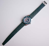 Antiguo Kelton reloj para hombres o mujeres | Resistente al agua de diale azul reloj