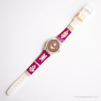 1991 Swatch LK130 RED KNOT Watch | Vintage Sailors Gift Watch