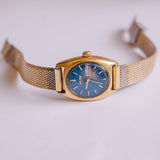 Blue Dial Seiko Hi-Beat Automatic Watch For Women | Date Day Seiko Watch - Vintage Radar