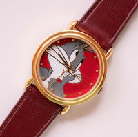Armitron Bugs Bunny Tono dorado reloj | Antiguo Looney Tunes Reloj de pulsera