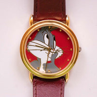 Armitron Bugs Bunny Tono dorado reloj | Antiguo Looney Tunes Reloj de pulsera