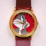 Armitron Bugs Bunny Gold-Ton Uhr | Jahrgang Looney Tunes Armbanduhr
