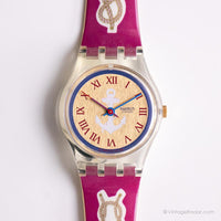 1991 Swatch LK130 Red Knot Uhr | Vintage Sailors Geschenk Uhr