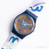 1992 Swatch LN118 Mariana Watch | حالة النعناع خمر Swatch Lady