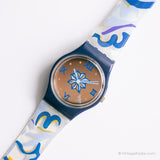 1992 Swatch LN118 Mariana Watch | حالة النعناع خمر Swatch Lady
