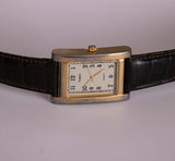 Classic Vintage Rectangular Timex Watch | Large Timex Wristwatch for Men