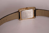 Klassischer Vintage Rechteck Timex Uhr | Groß Timex Armbanduhr für Männer